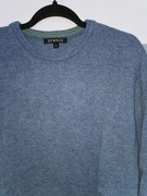 GEORGE LAMBSWOOL M/L NIEBIESKI CIEPŁY SWETER 