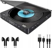 odtwarzacz CD przenośny czarny portable cd player kc-708