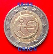 2 Euro 2009 Irlandia -10 Lat Unii Gospodarczej i Walutowej