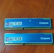 Pamięć RAM DDR3 Kingston HyperX blu 8GB 2x4