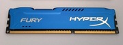PAMIĘĆ RAM KINGSTON HYPERX FURY BLUE DDR3 DIMM 4GB 1600MHz CL10