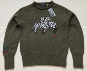 Sweter damski Polo Ralph Lauren zebry (XS)