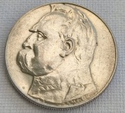 J.Piłsudski 10 zł 1936 Piękny Stan 