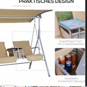 HUŚTAWKA OGRODOWA WOLNOSTOJĄCA 2 OSOBOWA 