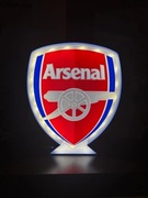 Herb Arsenal Londyn lampka LED USB z włącznikiem, 20x24 cm, wydruk 3D