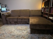 Narożnik Stilo z funkcją spania (stelaż włoski) - idealny do kawalerki