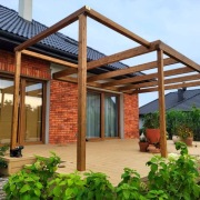 Zabudowa tarasu, altana, domek ogrodowy