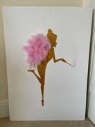 Obraz wróżka ręcznie malowany Hand made, roz. 50x70 cm