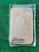 Sztabka wadze 1 uncji trojańskiej (około 31,1 g