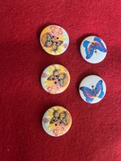 GUZIKI ozdobne,plastik,cztery dziurki,średnica 25mm-stan idealny