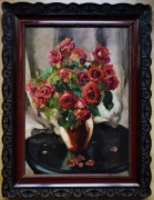 RÓŻE W WAZONIE - JAN KAZIMIERZ DZIELIŃSKI 1934-39 