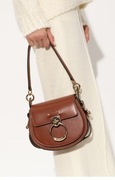Chloe brązowa torebka  TESS SMALL CROSSBODY BAG IN SEPIA BROWN skóra 
