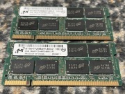 Komplet 4GB (2x2GB) RAM DDR2 800MHz Micron SODIMM