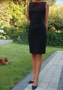 Czarna Sukienka Koktajlowa Calvin Klein Ołówkowa Elegancka Wieczorowa M