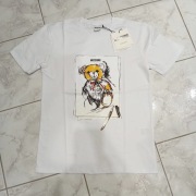 Biały t-shirt Moschino w rozmiarze L i XL
