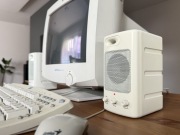 Encore P-201 stare głośniki komputerowe stereo retro