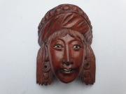 RZEŹBA MASKA Chinka Chiny kobieta głowa