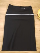 Spódnica nowa - bez metki  M 38 H&M mocno czarna na podszewce