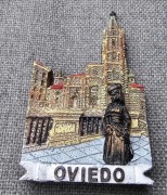 Magnes na lodówkę Oviedo Hiszpania 