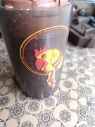 Stary młynek do kawy z papugą z czasów PRL-u 