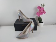 Szpilki Marco Tozzi Tęczowe Brokatowe 36