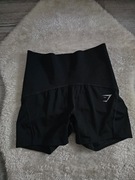 Kolarki Spodenki Gymshark Czarne Rozmiar M Oryginalne Logo kolarki Nike