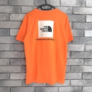 Koszulka t-shirt the north north face tnf box logo pomarańczowa exploring