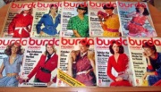 Burda Moden 1979 zestaw 10 numerów + wykroje Vintage Moda szycie krawiectwo
