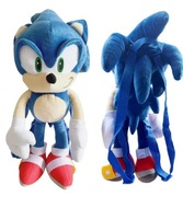 Sonic  klasyczna postać z gry czarny cień pluszowy plecak Anime