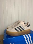 Używane tenisówki damskie adidas gazelle beżowe org 36 2/3