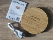 Bambusowa ładowarka bezprzewodowa 5W