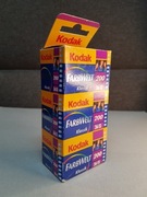 3 x Kodak Farbwelt 200 / 36exp. / negatyw kolorowy przeterminowany 2007 /