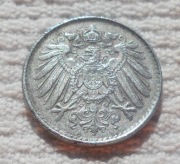 Niemcy Weimarska Republika 5 fenigów pfennig 1921 A Berlin Prusy KM# 19 Fe