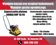 Wynajem zagęszczarki płytowej BOMAG