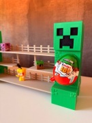 Regał Minecraft Creeper – Organizer na Figurki Kinder Joy | 33 cm | Druk 3D