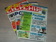 Czasopismo CHIP 3 Numery 7, 8, 9 z 2002 roku (bez płyt) !