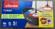 Nowy mop obrotowy Vileda Turbo z dodatkową szczotką 