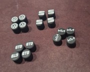 Komplet 4 sztuki nakrętki na wentyl samochodowy