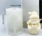 Forma silikonowa Bałwan zimowa świąteczna Boże Narodzenie