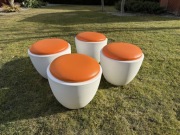 Krzesełka, taborety dla dzieci, Strefa dla dzieci 4 szt. 