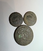 GROSZ AIIIS + 2x SZELĄGI 1755 R.