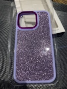 Etui przezroczyste brokatowe iPhone 14 pro