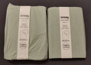 Prześcieradło bawełniane jersey z gumką 120x60 2 sztuki 
