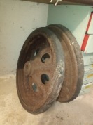 Koła niemieckiego pojazdu sdkfz 251 