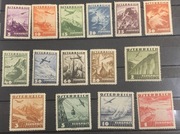 AUSTRIA 1935 Poczta Lotnicza Kompletna Seria (15 szt.)-(starsza,nie z 1947)