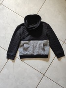 golf bluza z wysokim kołnierzem polar ciepły kieszenie dziecięcy