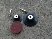 PODKŁADKA uchwyt do dysków ROLOC 50mm,75mm TRZPIEŃ ,6mm