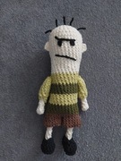 Brelok Anusiak na szydełku handmane amigurumi Włatcy Móch 