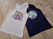 Podkoszulki dziewczęce  - 2pak - rozm 122/128