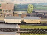 Fleischmann 03-48-77 skali HO 'Riebeck Bier' wagon piwny + wagon zamrazarka